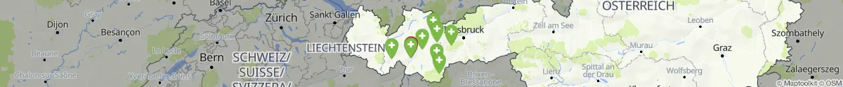Kartenansicht für Apotheken-Notdienste in der Nähe von Ried im Oberinntal (Landeck, Tirol)